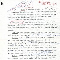 Diary of Chaplain Sproat