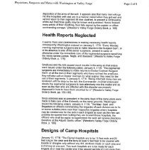 Historic Valley Forge report