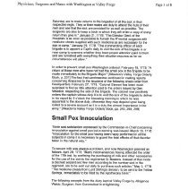 Historic Valley Forge report