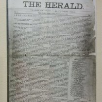 Photocopy of 1st issue of Punta Gorda Herald