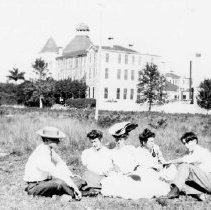 Relaxing by the Hotel Charlotte Harbor
