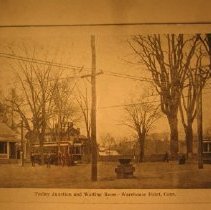 Trolley junction and waiting room - Warehouse point, Connecticut