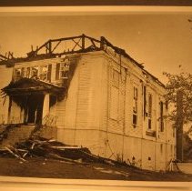 Baptist Church after fire, Main Street, South Windsor