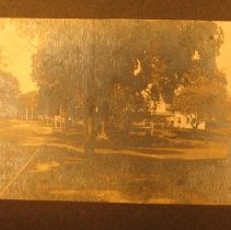 Main street with trolley tracks