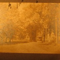 Main Street with trolley car