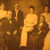 Frank and Belle Hills and family