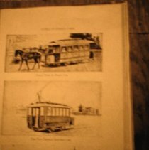Photo postcards of trolleys