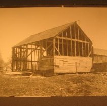 Pulling down Wood's barn