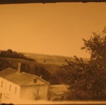 White house and landscape