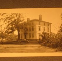 Storm damage by Watson house