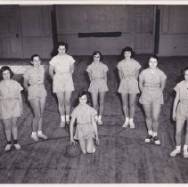1955-1956 Ellsworth High School girls' basketball team