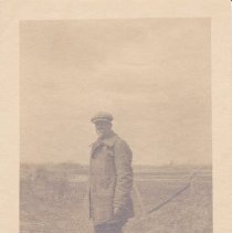 Charles W. Vibert in a field