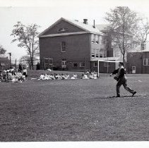 1948 Ellsworth baseball players and spectators