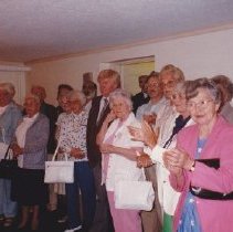 Archives opening ceremony group shot, 1990