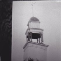 Photograph of the Main Street Baptist Church steeple
