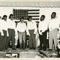 White men in blackface