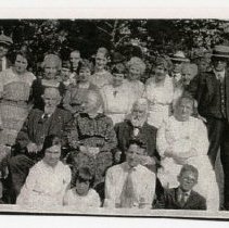 Group photograph of the Burnham family