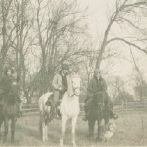 Hilred Sperry and friends on horseback