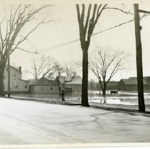 819-821 Main Street in a flood