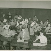 Albertus Jones and Ellsworth High School art class