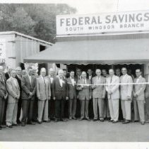 East Hartford Savings Bank South Windsor Branch opening May 21, 1959