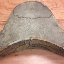 Hat box for cocked naval hat owned by Charles Green