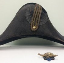 Cocked naval hat, belonging to Charles Green