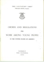 Orders and Regulations for Work Among Young People in the United States