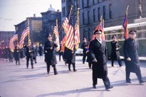 Marchers in the anniversary parade, April 1960