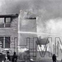 Burning Eastside School