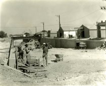 Pulliam underpass during construction