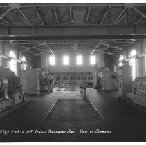 Northeast Sewage Treatment Plant.  View of blowers.