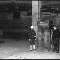 Northeast Water Pollution Control Plant. Influent Pumping station before demolition.
