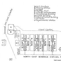 Northeast Sewerage Disposal Plant, Plan No. 14G409-18 [Layout]