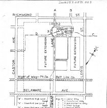 Northeast sewage treatment works property, Bureau of Water.  Plan No. 2Z67.