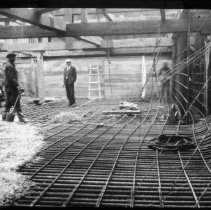 Northeast: Grit chamber; bottom showing reinforcing steel