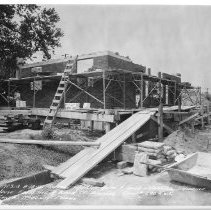 Oak Lane Chlorine House & Valve Chambers, Chlorine House South Side and Back of Building, Contract No. 240-WWI, Contract No. McElwee-Courbis