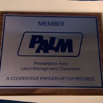 PALM Member Plaque