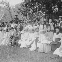 Eastman Gardiner Camp -  Sunday School Picnic At Leaf River Bridge  034