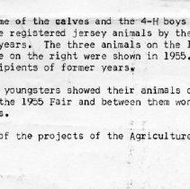 1955 Fair 4h Jersey Animals Awarded By Laurel Kiwanis158