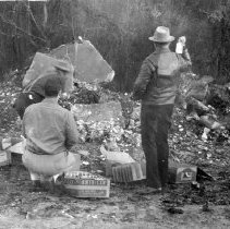 Sherriff Fred Walters Disposing Of Whiskey Bottles148