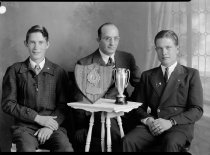 F.F.A. (Future Farmers of America) with L. E. Peterson.
