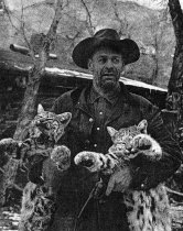Anson Eddy with cats