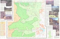 Map of Shoshone National Forest- North Half