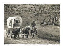Whitt Family on the Wyoming Centennial Wagon Train -1990