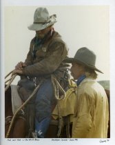 Hub and Ash Whitt, riders on the Wyoming Centennial Wagon Train
