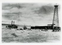 Oil Well in Oregon Basin, 1932