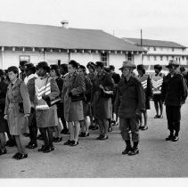 Fort Ord drill instructors and WACS, 1974.