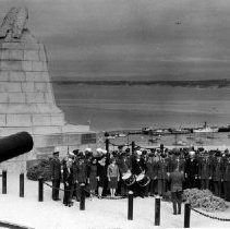 DLI Choirs performs at the Sloat Monument on the Presidio of Monterey, 1965