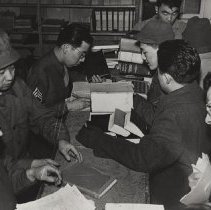 Nisei Students Studying